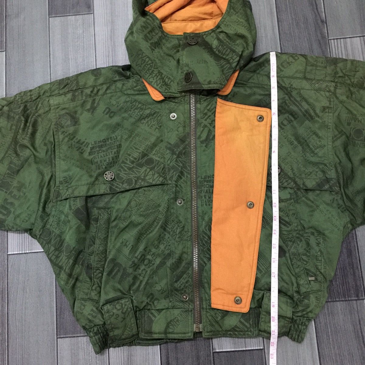 Japanese Brand ‼️Rare‼️ Jacket hooded cap military colour made in Japan Size US L / EU 52-54 / 3 - 18 Thumbnail