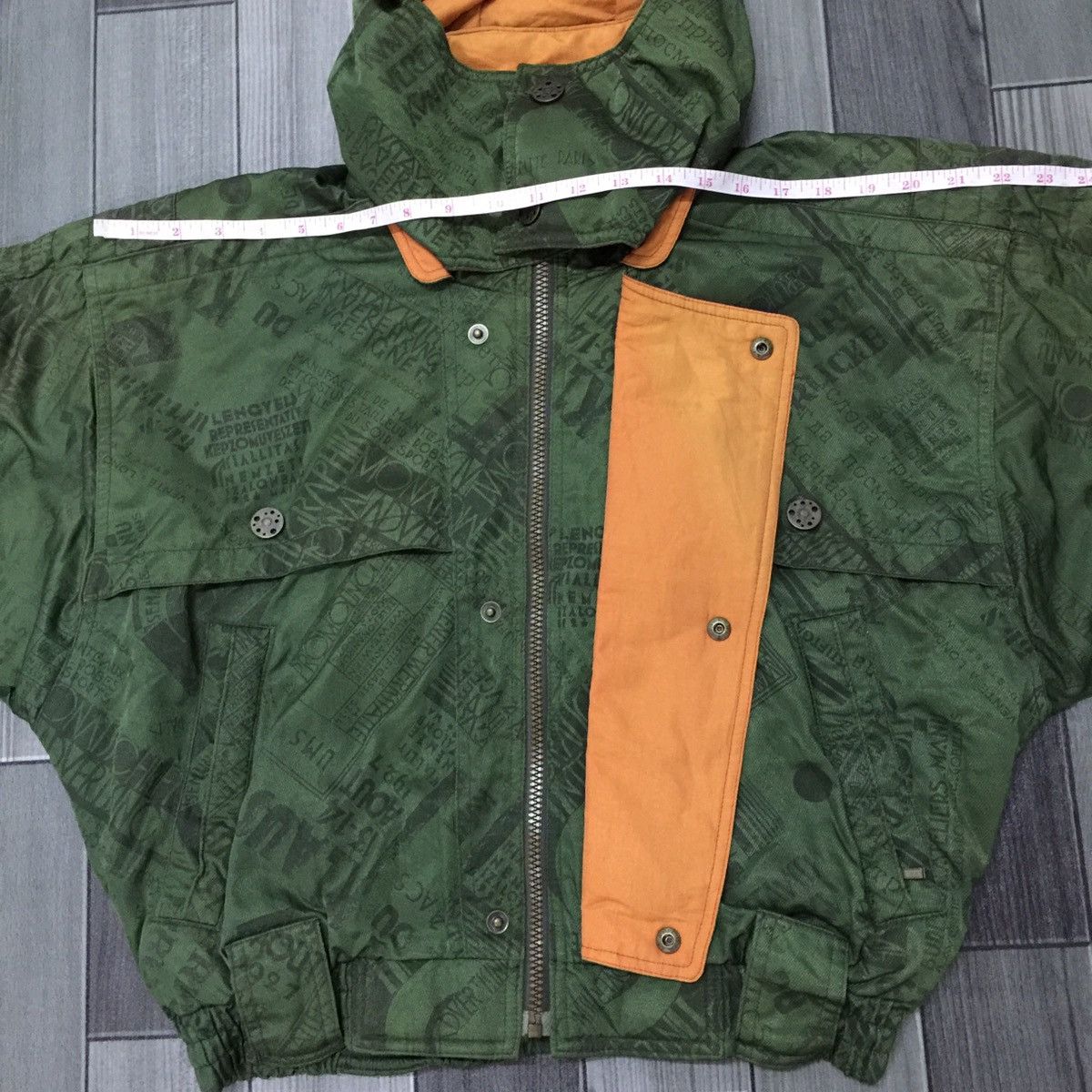 Japanese Brand ‼️Rare‼️ Jacket hooded cap military colour made in Japan Size US L / EU 52-54 / 3 - 17 Thumbnail