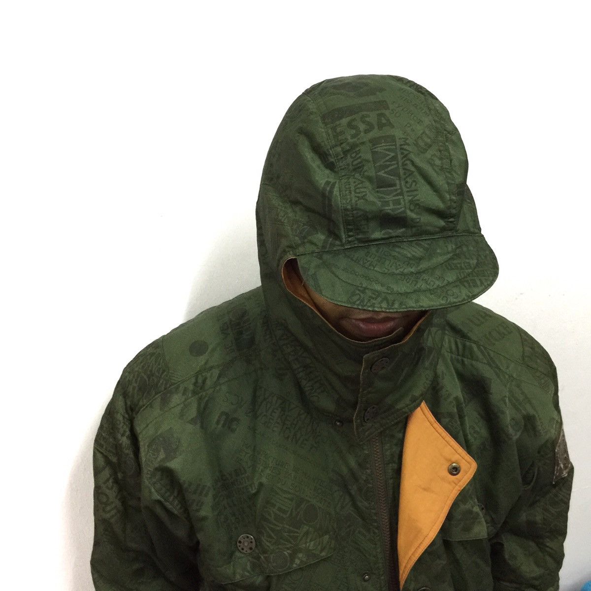 Japanese Brand ‼️Rare‼️ Jacket hooded cap military colour made in Japan Size US L / EU 52-54 / 3 - 2 Thumbnail