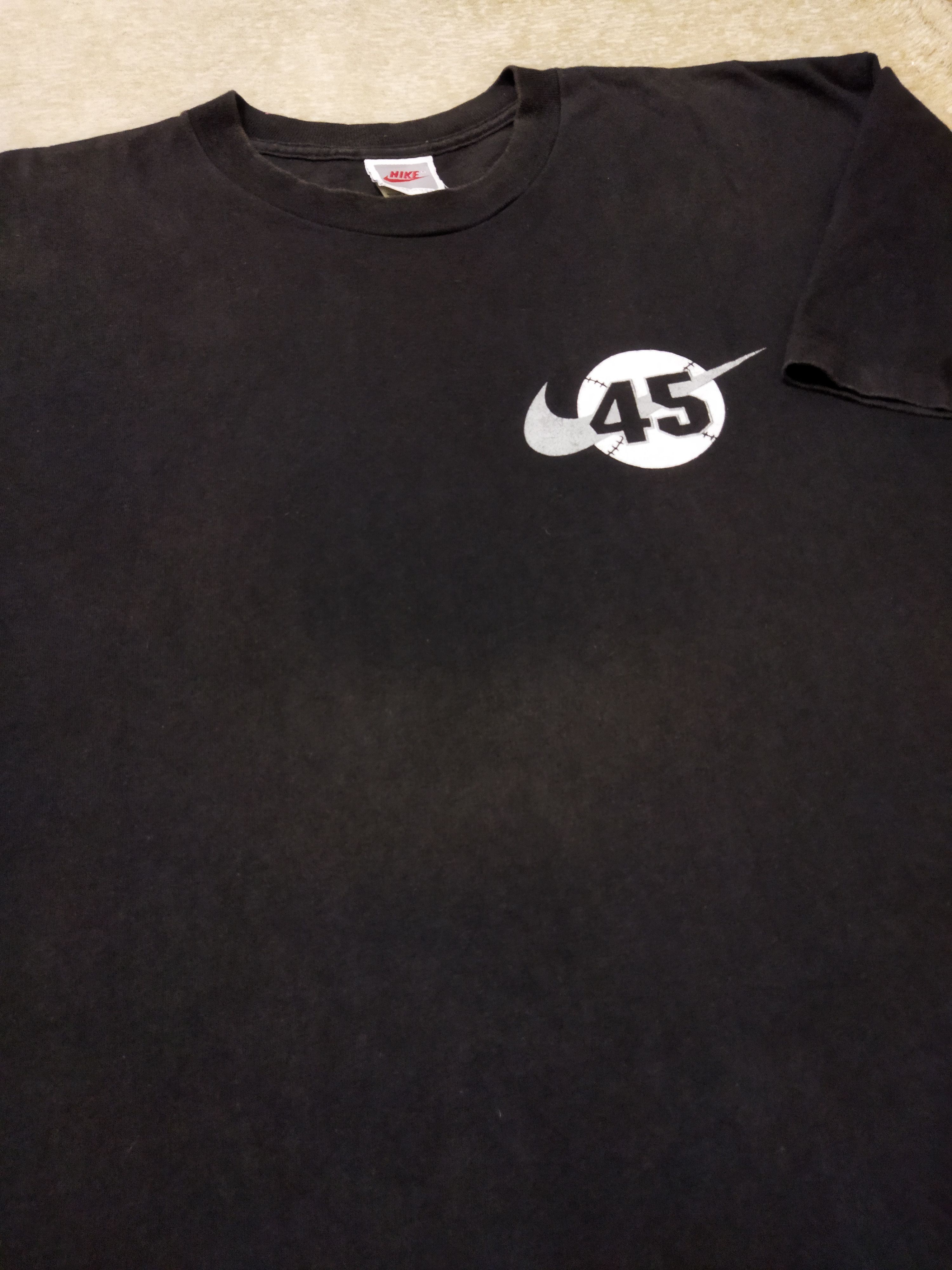 Nike × Vintage 1994 Nike Michael Jordan #45 White Sox Tee Size US XL / EU 56 / 4 - 3 Thumbnail