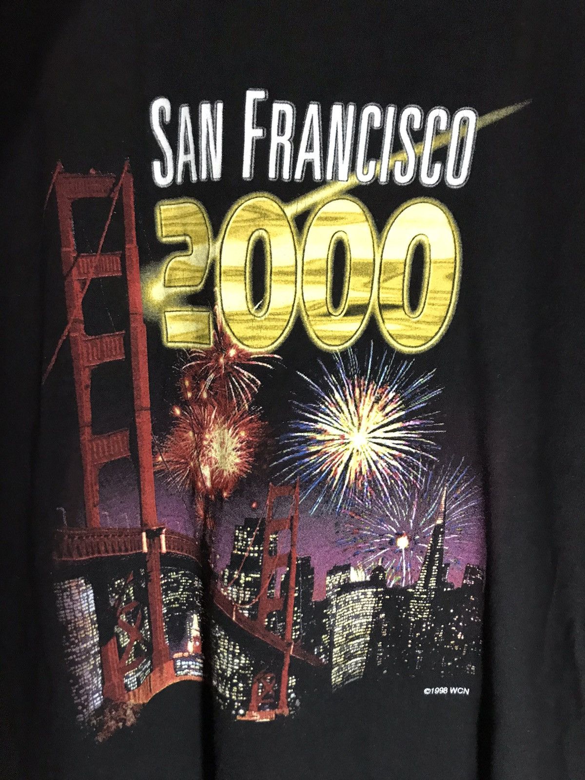 Vintage 1998 San Francisco Firework View