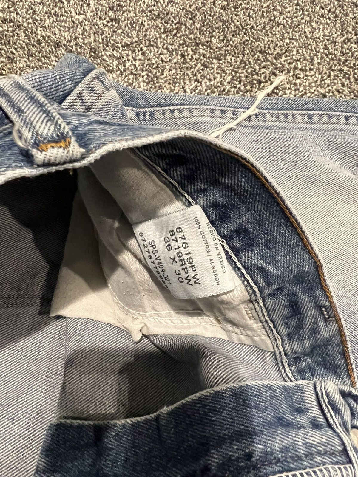 Japanese Brand × Vintage Distressed Denim 36x30 Size US 36 / EU 52 - 9 Thumbnail