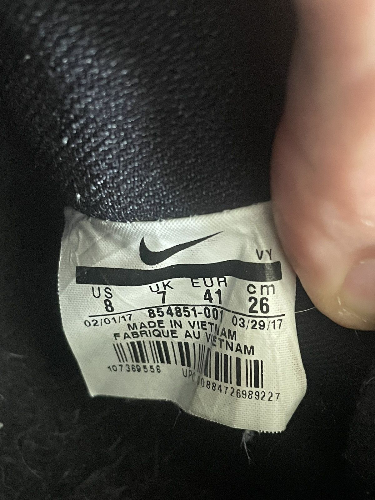 Nike Nike SB Zoom Dunk High Pro Iridescent Black Sneakers Skate Size US 8 / EU 41 - 6 Thumbnail