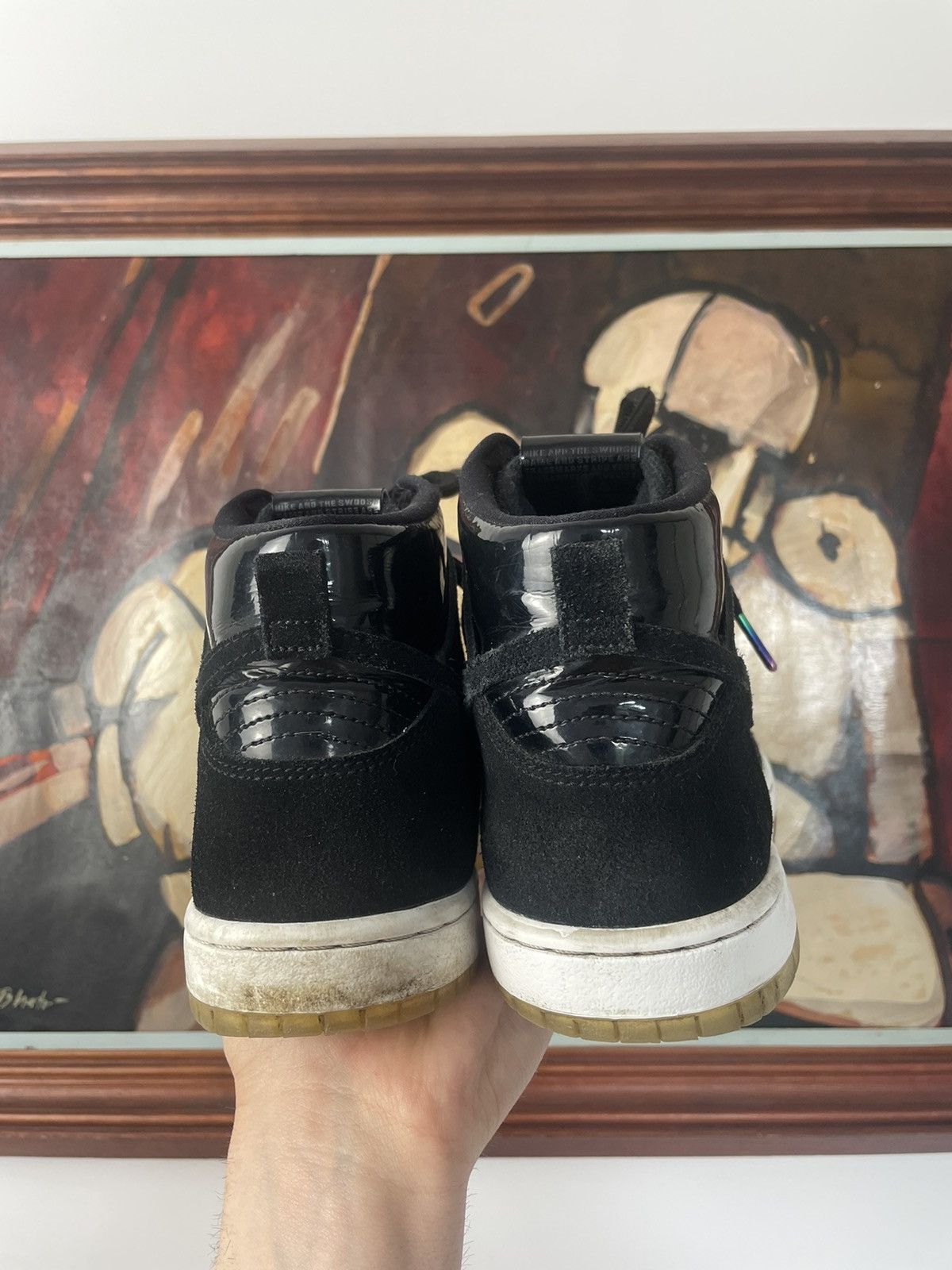 Nike Nike SB Zoom Dunk High Pro Iridescent Black Sneakers Skate Size US 8 / EU 41 - 8 Thumbnail