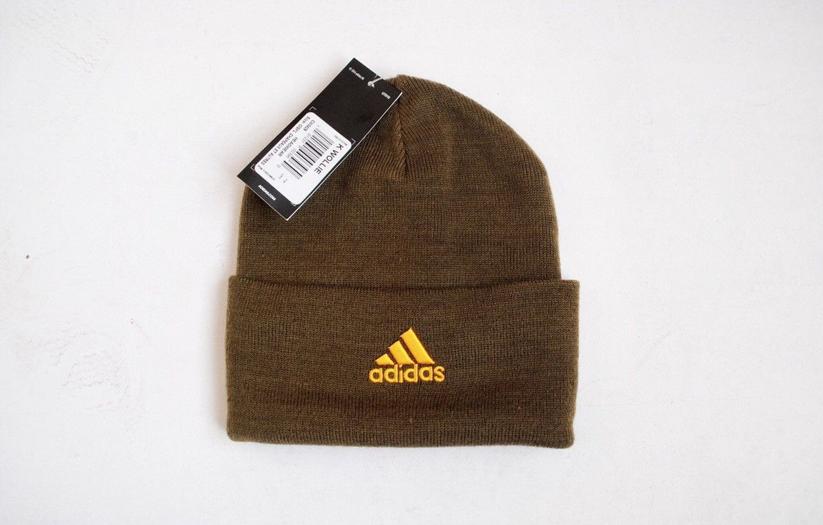 Adidas × Kith Kith Nyc x Adidas Soccer Beanie Rays Hat Olive football Size ONE SIZE - 2 Thumbnail