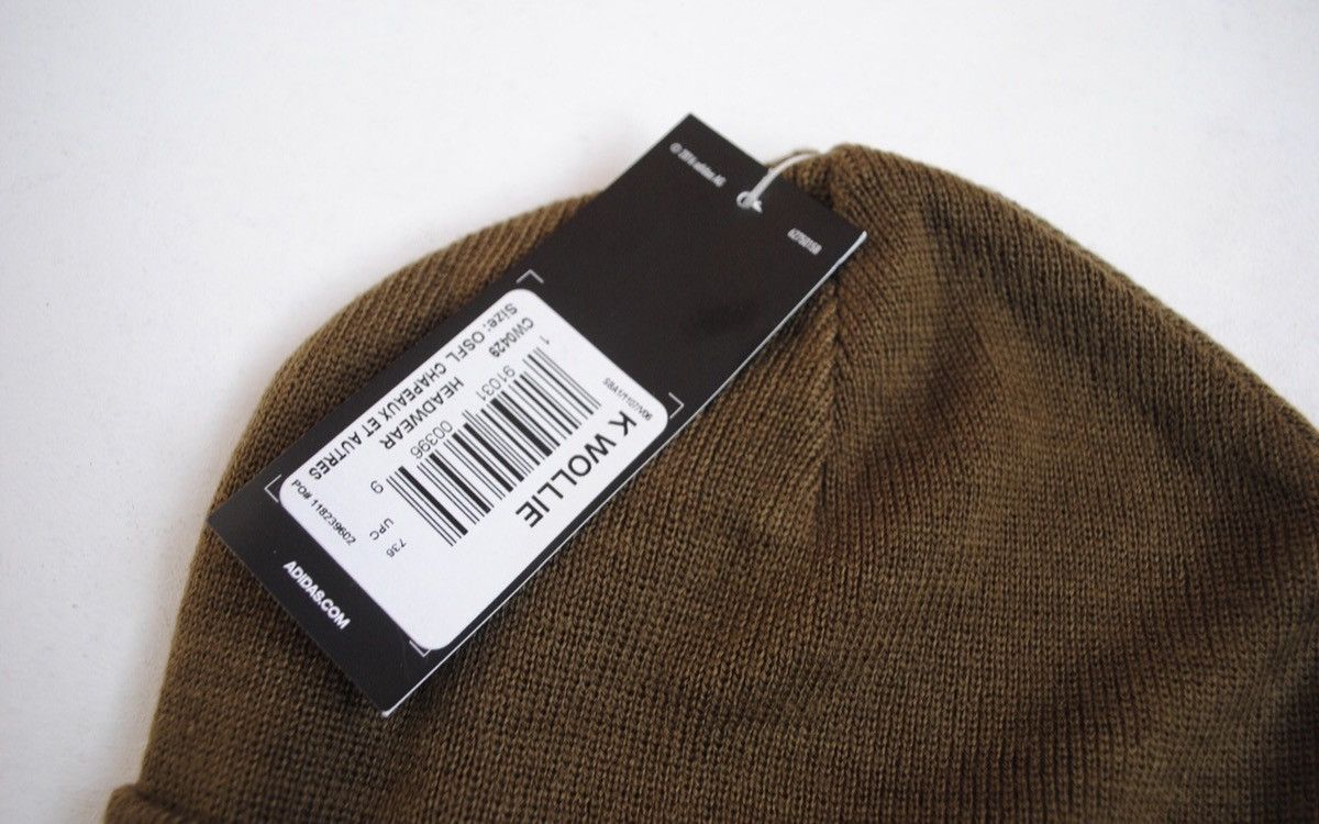 Adidas × Kith Kith Nyc x Adidas Soccer Beanie Rays Hat Olive football Size ONE SIZE - 4 Thumbnail