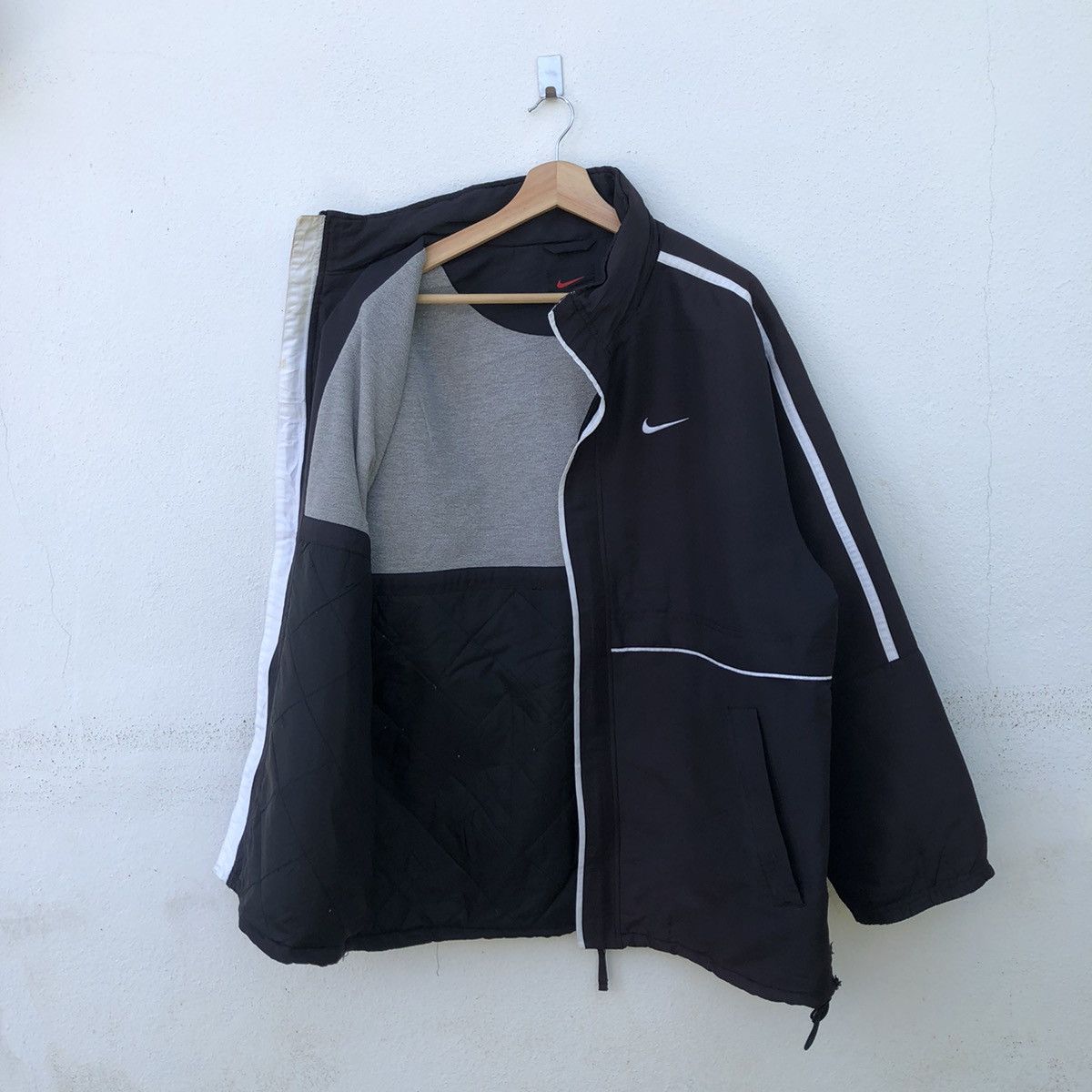 Nike × Vintage VINTAGE NIKE Y2K SMALL SWOOSH ZIPPER JACKET Size US L / EU 52-54 / 3 - 6 Thumbnail