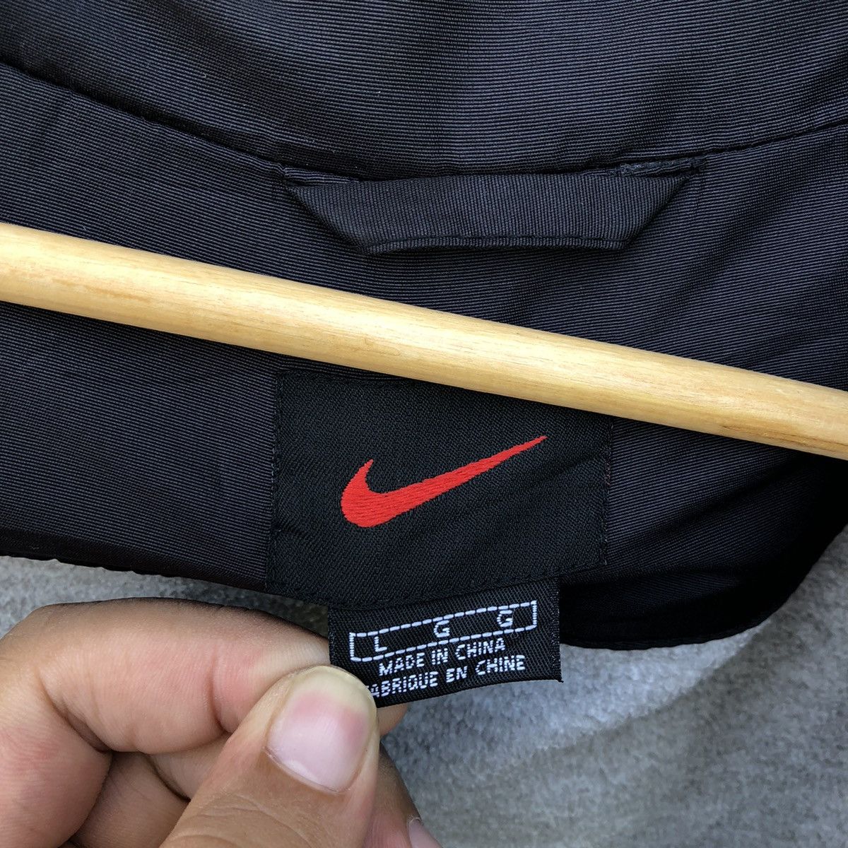 Nike × Vintage VINTAGE NIKE Y2K SMALL SWOOSH ZIPPER JACKET Size US L / EU 52-54 / 3 - 7 Thumbnail