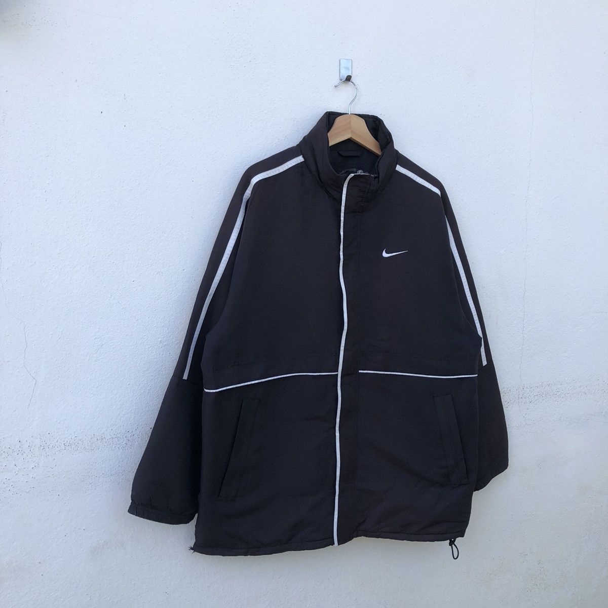 Nike × Vintage VINTAGE NIKE Y2K SMALL SWOOSH ZIPPER JACKET Size US L / EU 52-54 / 3 - 2 Thumbnail