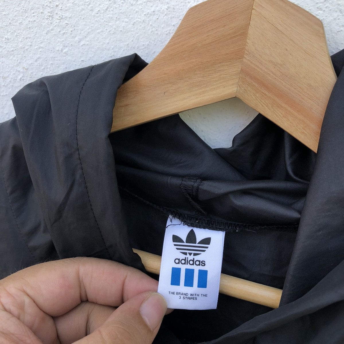 Adidas × Vintage RAINCOAT JACKET VINTAGE ADIDAS BIG LOGO INSPIRED BY RUN DMC Size US L / EU 52-54 / 3 - 7 Thumbnail