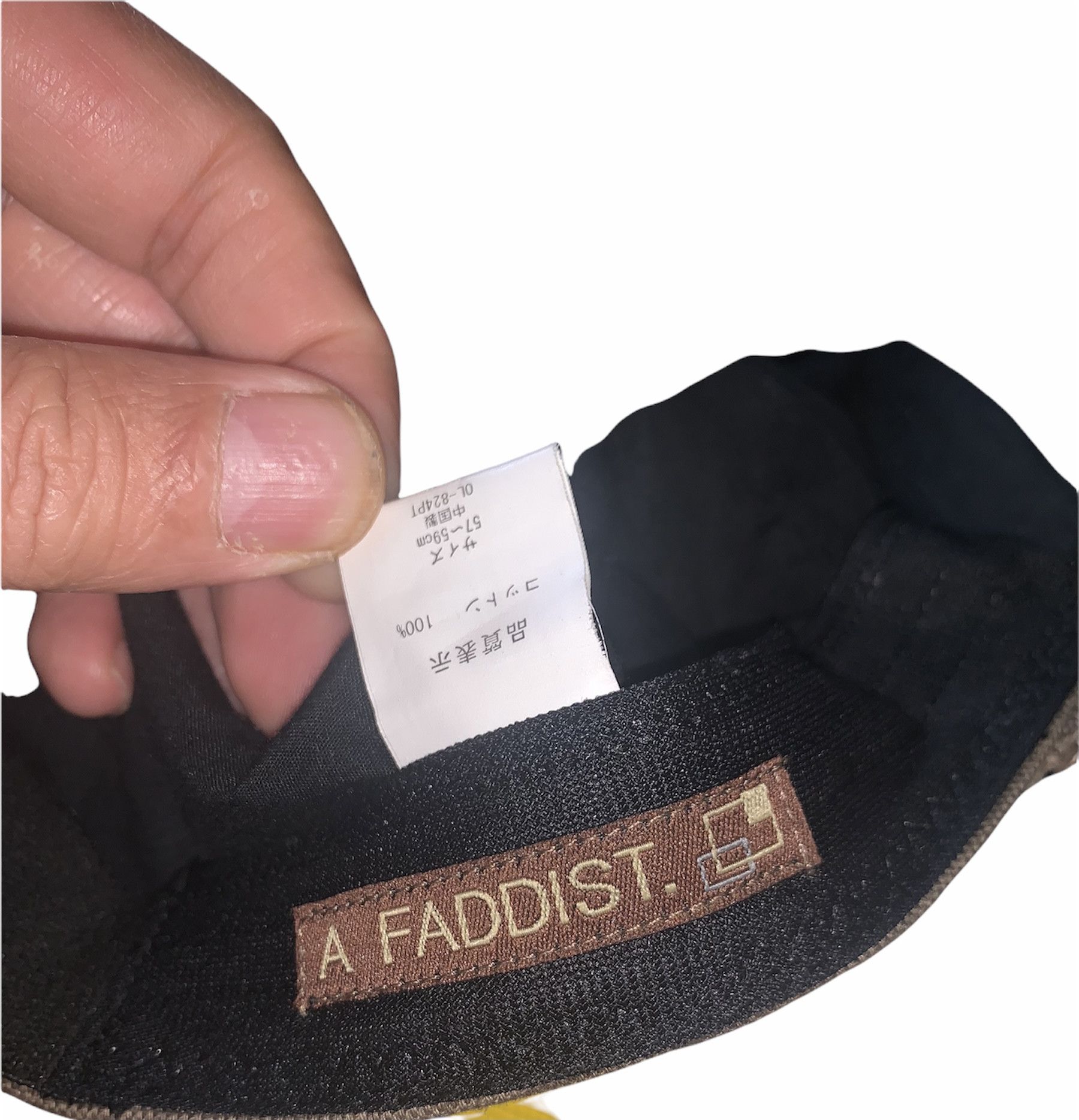 Japanese Brand Designer A Faddist Distressed Hairy Hat Military fashion Size ONE SIZE - 3 Thumbnail