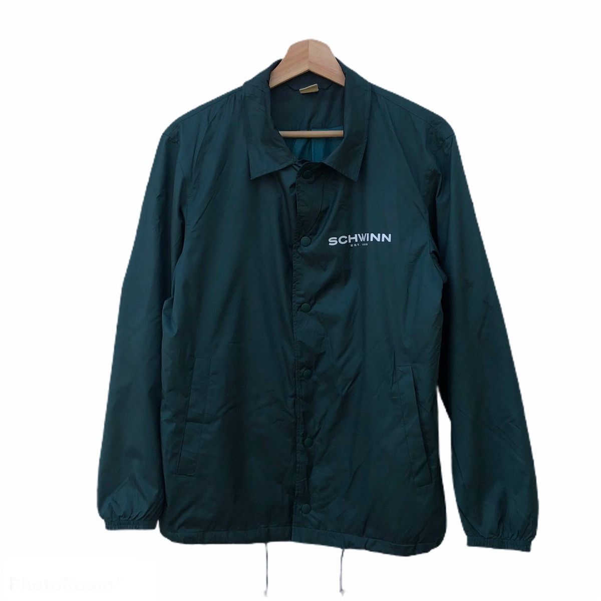 Japanese Brand RAINCOAT JACKET BY JAPANESE BRAND SCHWINN BIG LOGO Size US M / EU 48-50 / 2 - 2 Thumbnail