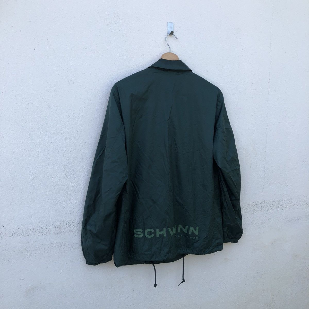 Japanese Brand RAINCOAT JACKET BY JAPANESE BRAND SCHWINN BIG LOGO Size US M / EU 48-50 / 2 - 7 Thumbnail