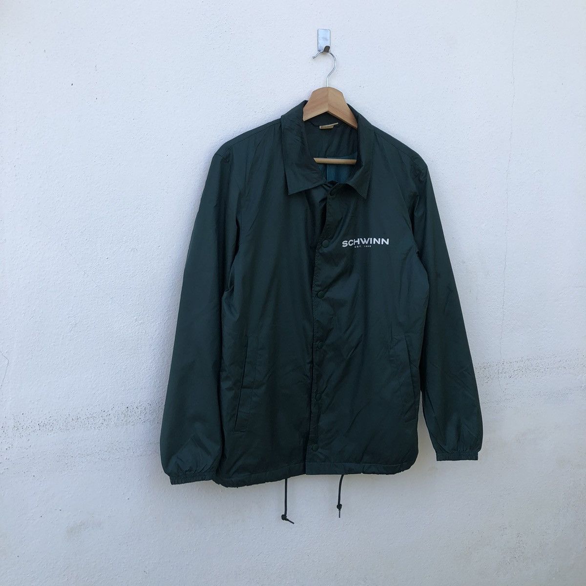 Japanese Brand RAINCOAT JACKET BY JAPANESE BRAND SCHWINN BIG LOGO Size US M / EU 48-50 / 2 - 3 Thumbnail