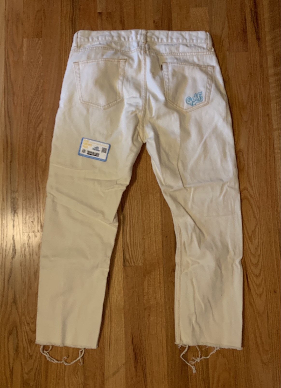 Golf Wang Embroidered Script Denim Jeans, 2020 Size US 30 / EU 46 - 2 Thumbnail