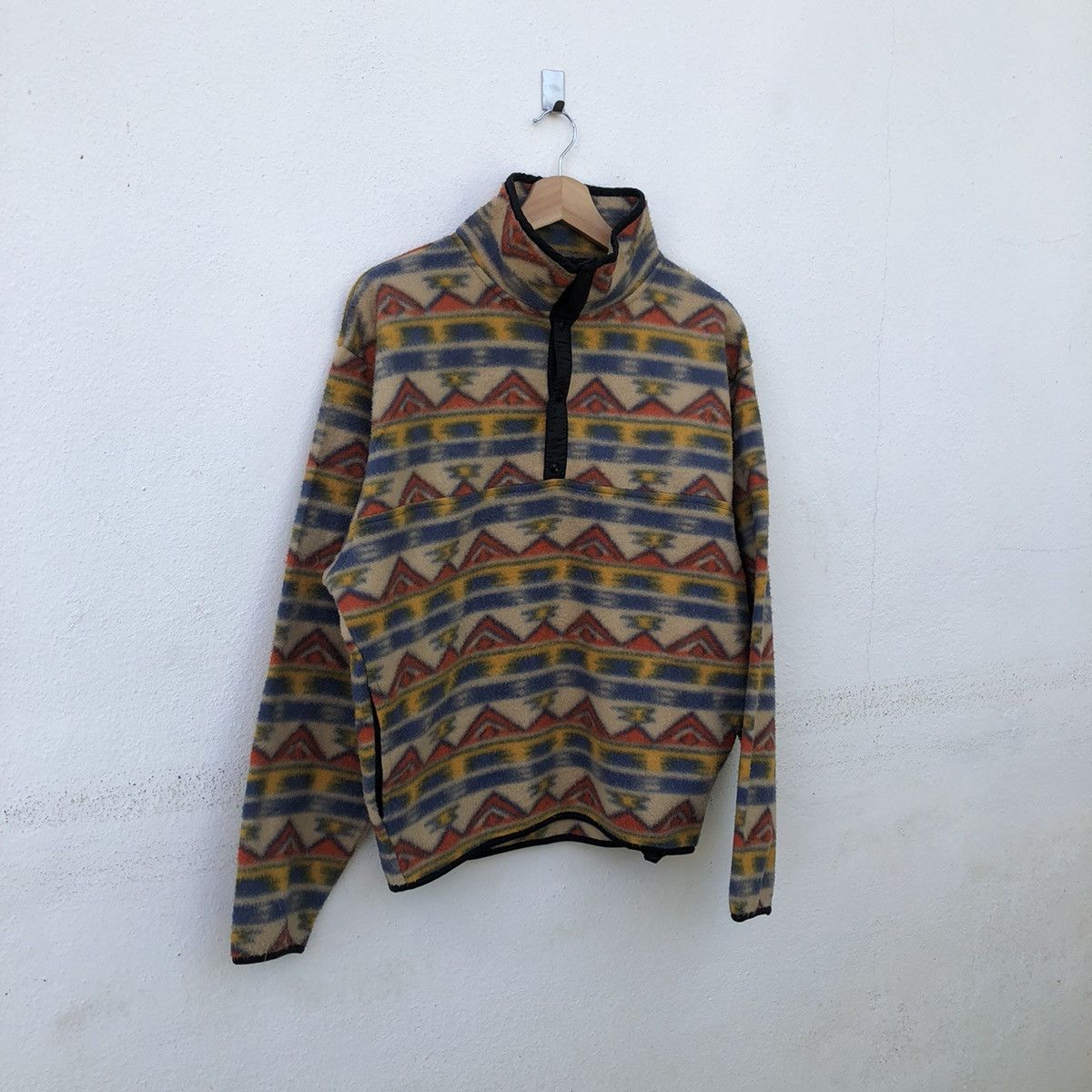 Japanese Brand NAVAJO DESIGN FLEECE JACKET SUNVALLEY ATTACHED URBAN Size US M / EU 48-50 / 2 - 2 Thumbnail