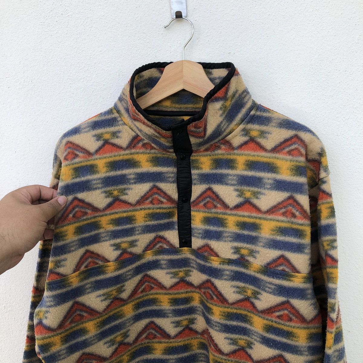 Japanese Brand NAVAJO DESIGN FLEECE JACKET SUNVALLEY ATTACHED URBAN Size US M / EU 48-50 / 2 - 3 Thumbnail