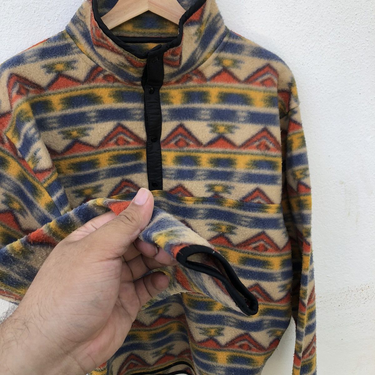 Japanese Brand NAVAJO DESIGN FLEECE JACKET SUNVALLEY ATTACHED URBAN Size US M / EU 48-50 / 2 - 4 Thumbnail