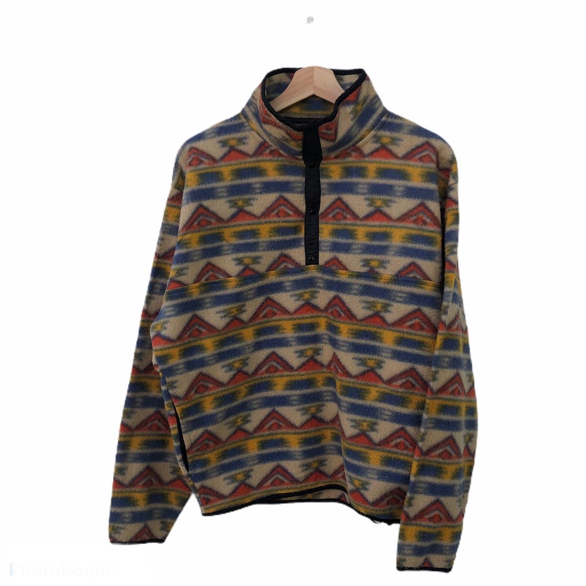 Japanese Brand NAVAJO DESIGN FLEECE JACKET SUNVALLEY ATTACHED URBAN Size US M / EU 48-50 / 2 - 1 Thumbnail