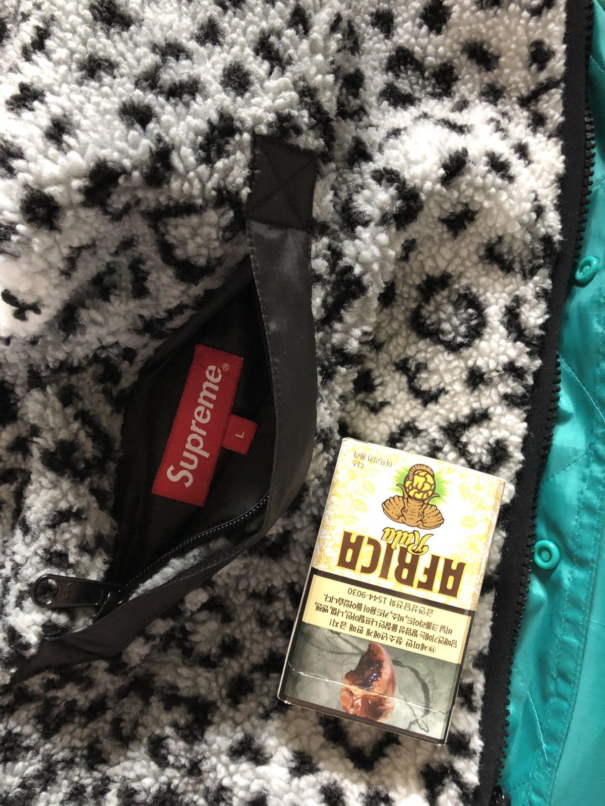 Supreme Leopard Fleece Reversible Jacket Size US L / EU 52-54 / 3 - 3 Thumbnail