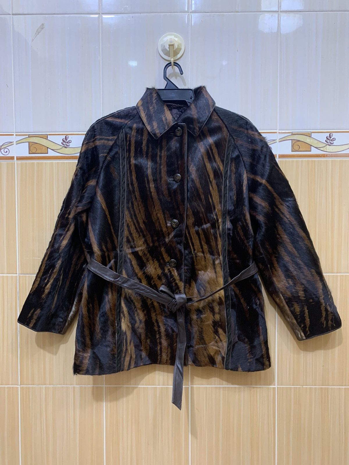Handmade Animal skin Custom made with hand stitch jacket nice design Size US M / EU 48-50 / 2 - 1 Thumbnail