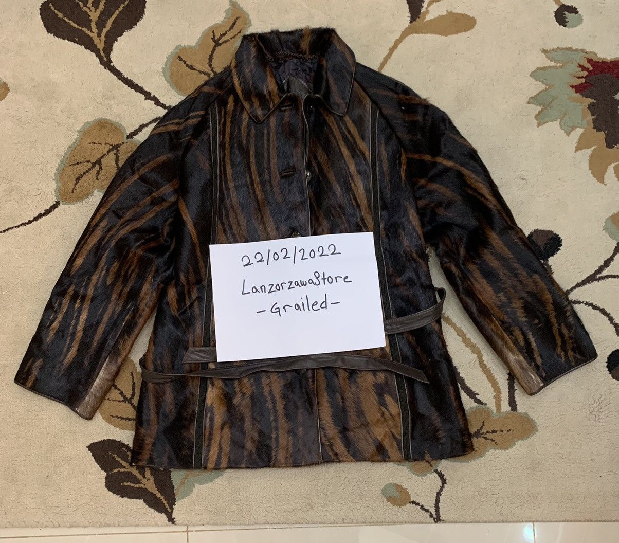 Handmade Animal skin Custom made with hand stitch jacket nice design Size US M / EU 48-50 / 2 - 12 Thumbnail