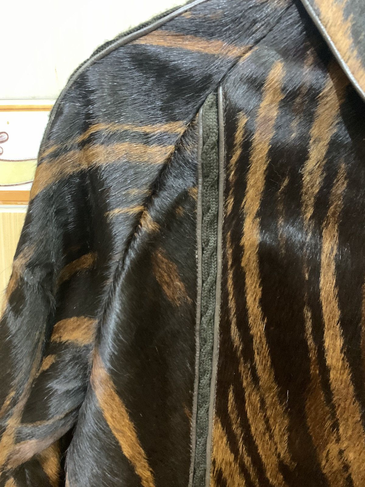 Handmade Animal skin Custom made with hand stitch jacket nice design Size US M / EU 48-50 / 2 - 7 Thumbnail