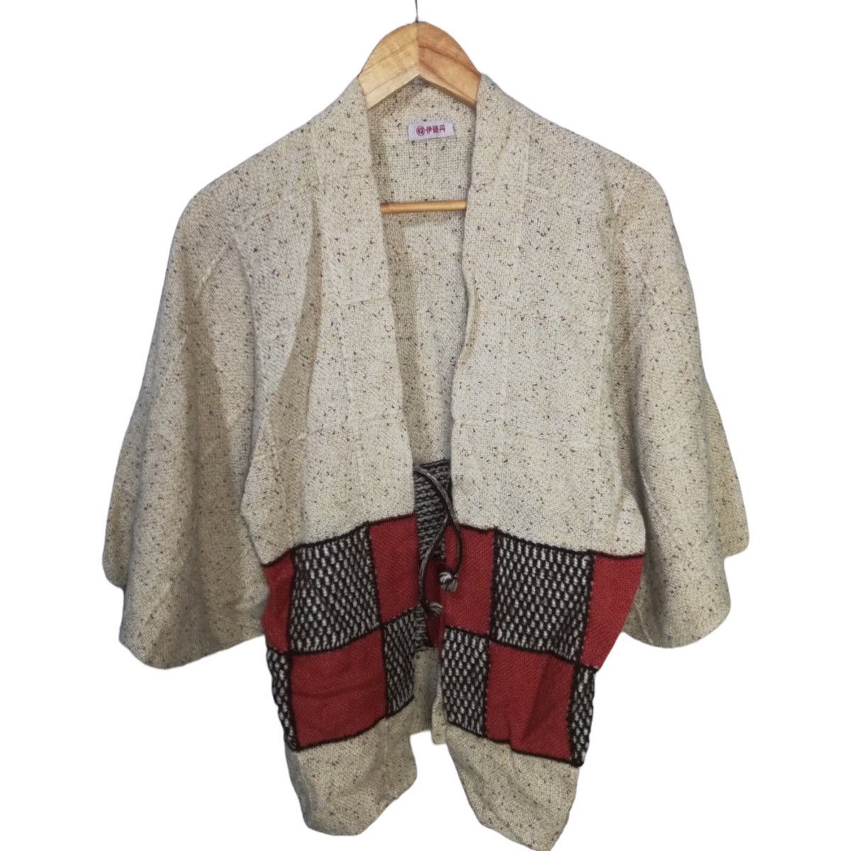 japan kimono multicolour wool