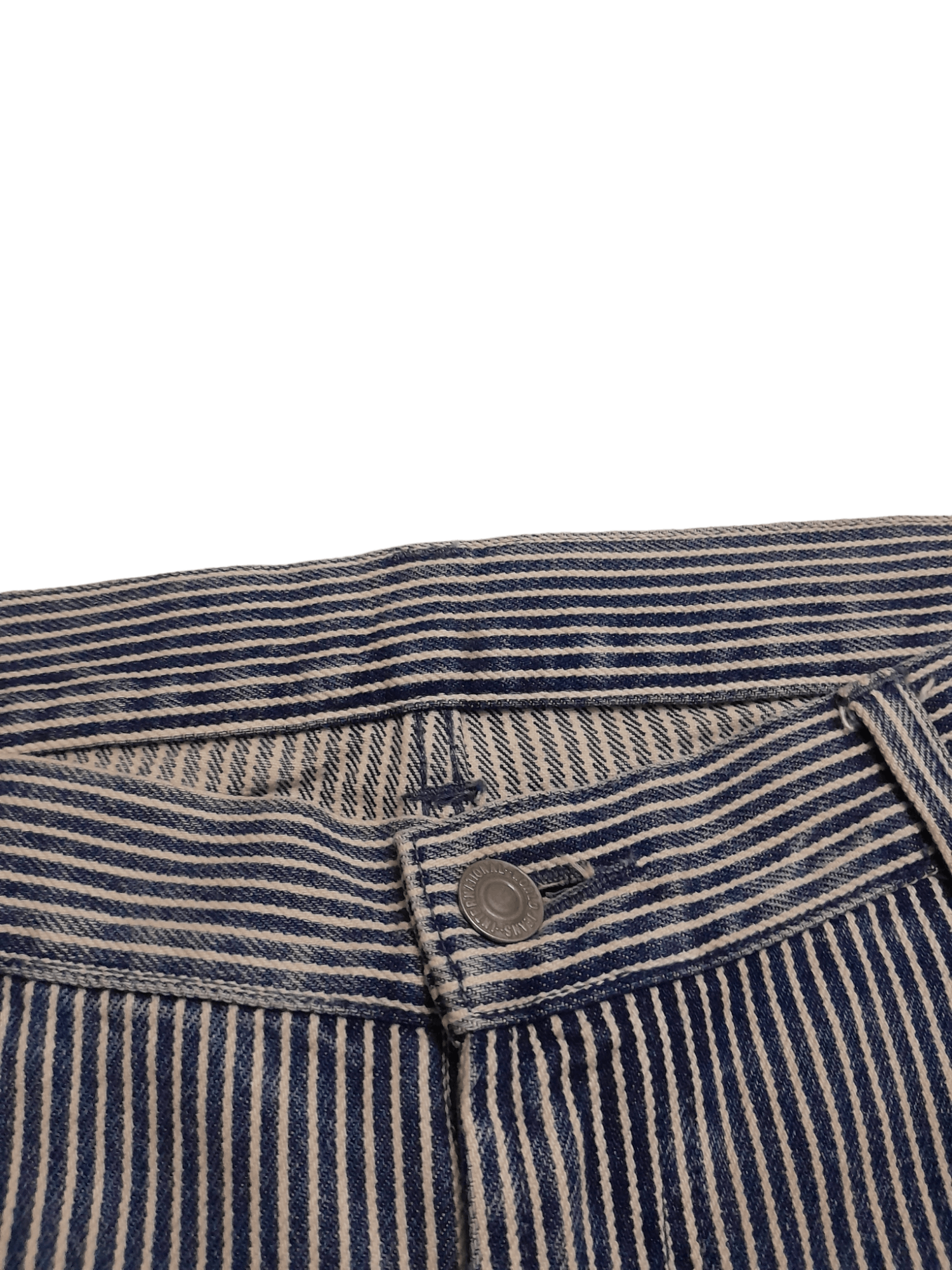 Designer Ne Ce Sa Hickory Stripe Denim (E964) Size US 35 - 6 Thumbnail