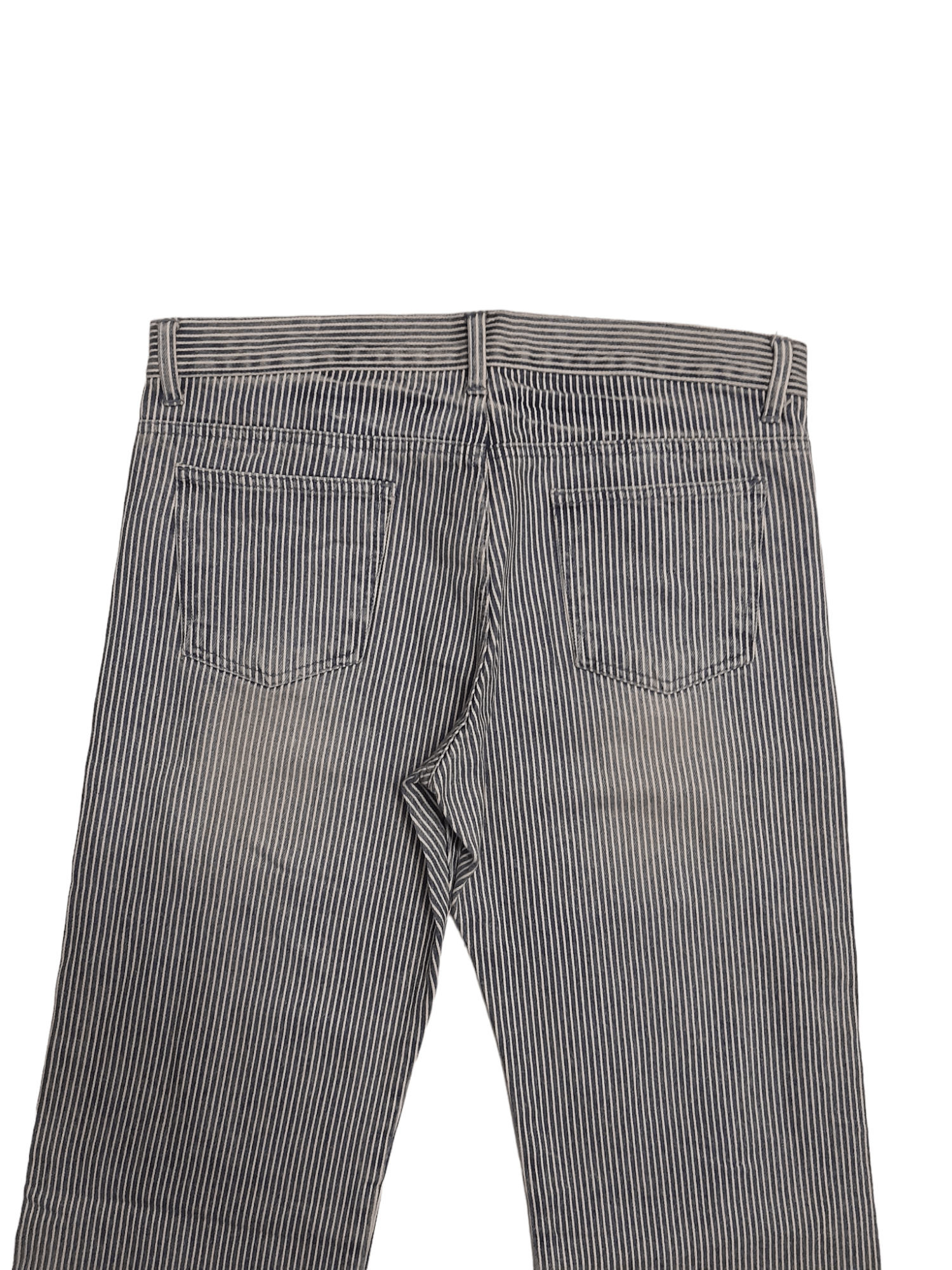 Designer Ne Ce Sa Hickory Stripe Denim (E964) Size US 35 - 2 Thumbnail