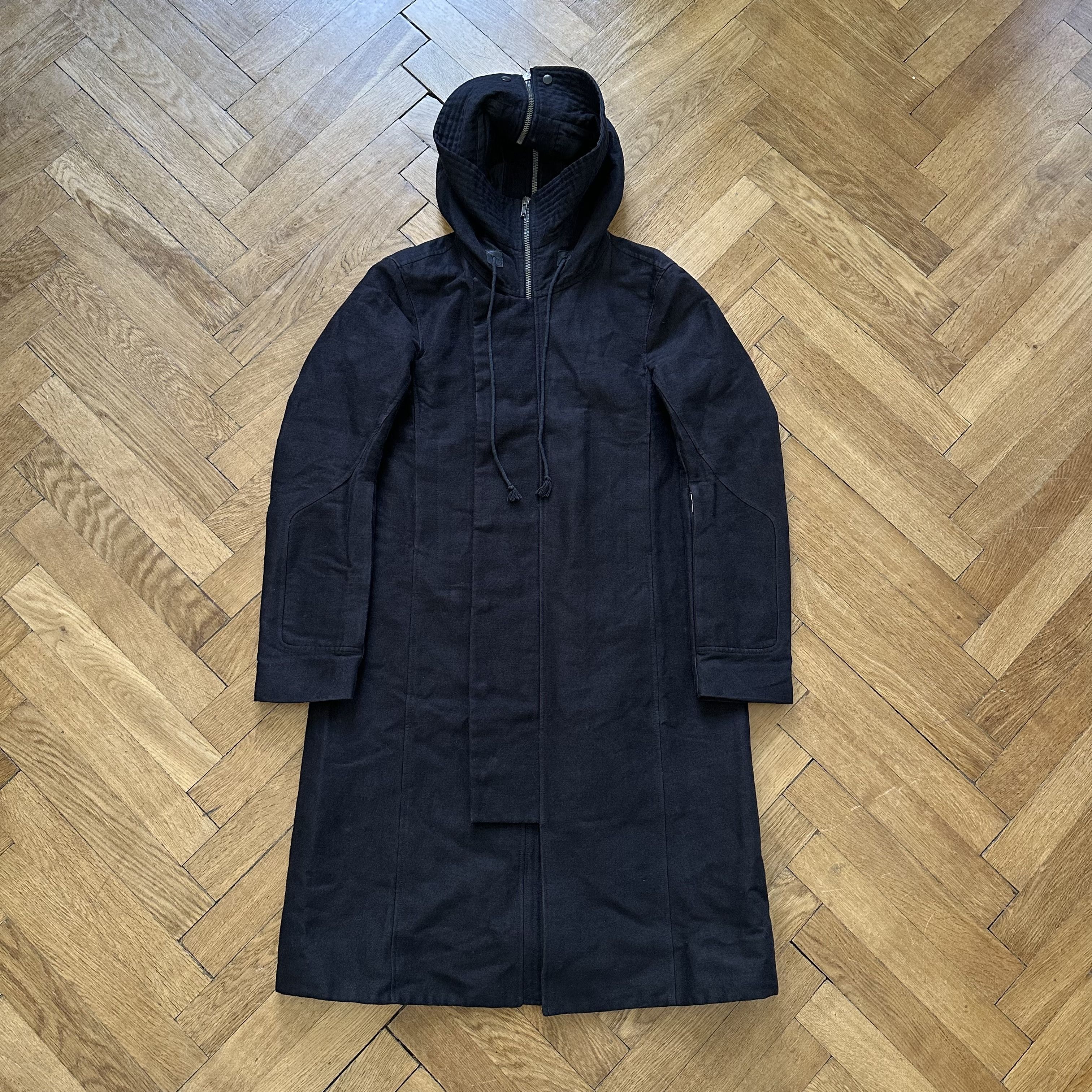 image of Rick Owens Aw09 Crust Exploder Parka in Black, Men's (Size Medium)