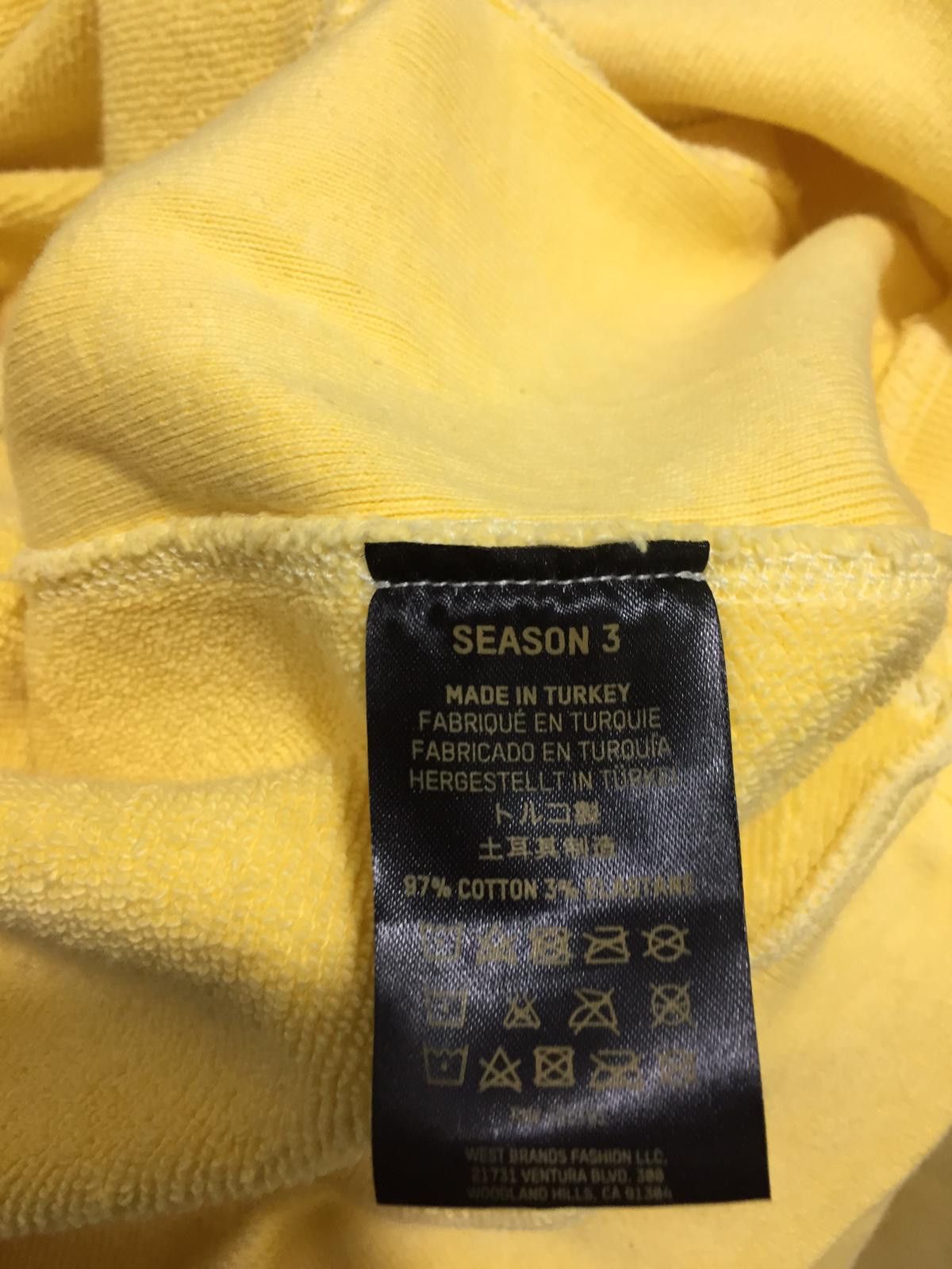 Yeezy Season 3 God Sun Oversize Ribbed Crew Sweat Size US XS / EU 42 / 0 - 8 Thumbnail