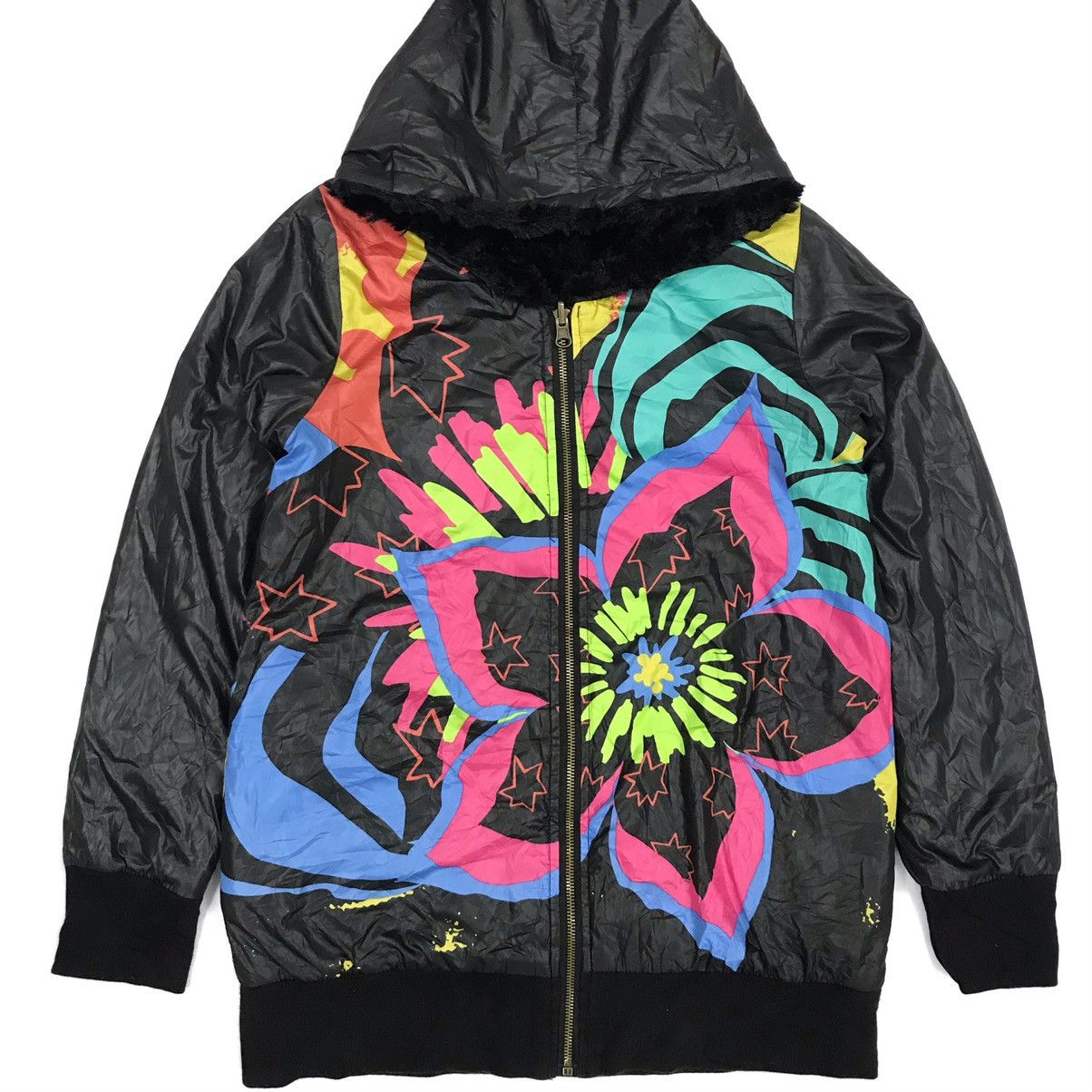 image of Art Scolar Reversible Hooded in Black, Men's (Size Small)