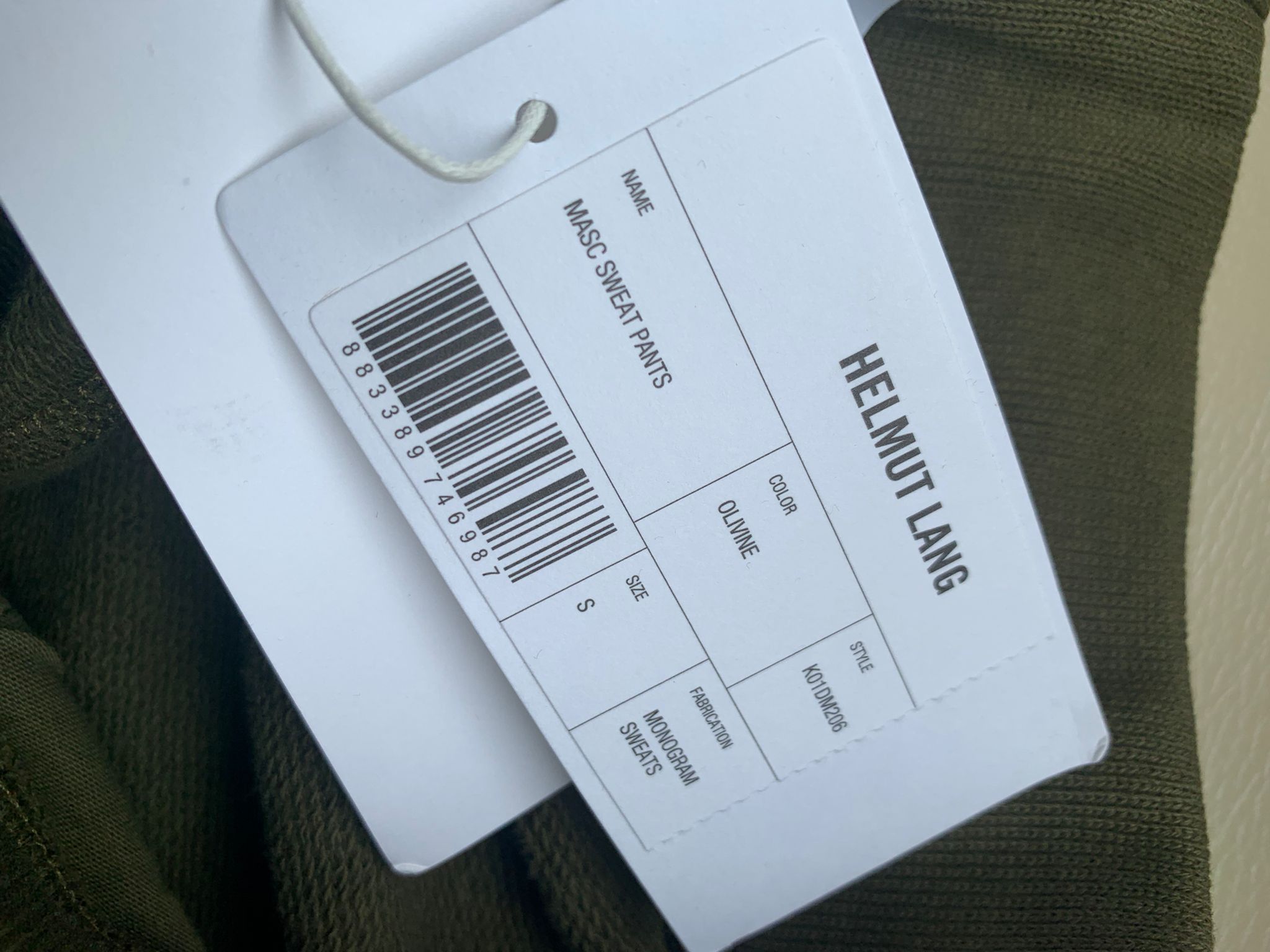 Helmut Lang Logo Sweat Pants Size US 30 / EU 46 - 13 Thumbnail