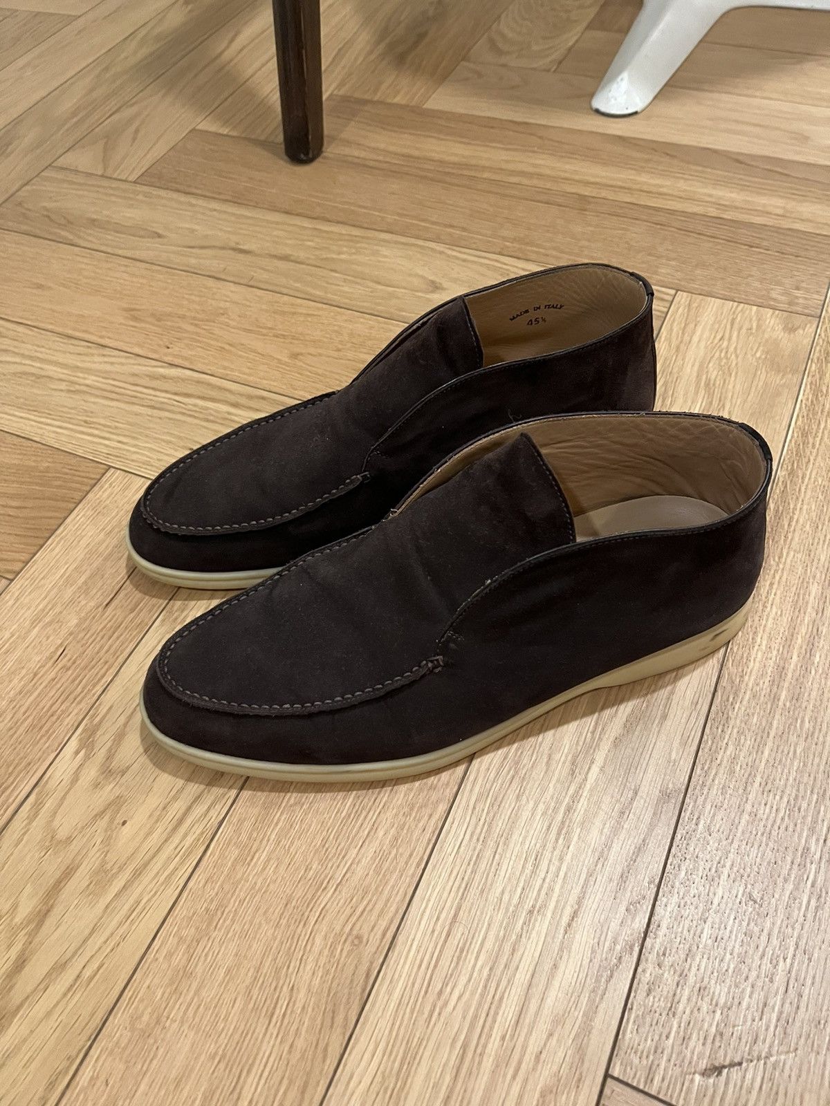 Loro Piana Chocolate Brown Open Walk by Loro Piana Size US 12.5 / EU 45-46 - 3 Thumbnail