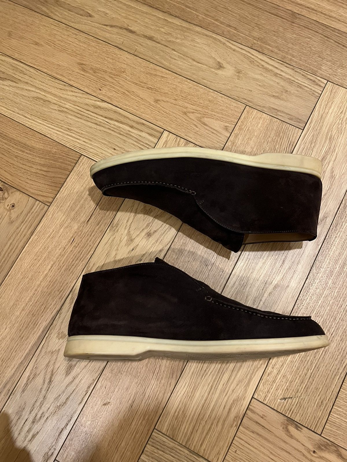 Loro Piana Chocolate Brown Open Walk by Loro Piana Size US 12.5 / EU 45-46 - 10 Thumbnail