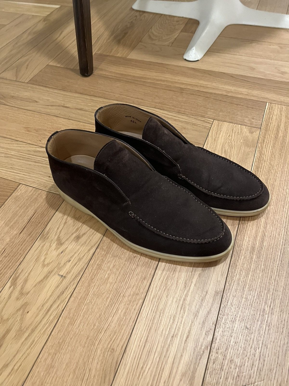 Chocolate Brown Open Walk by Loro Piana