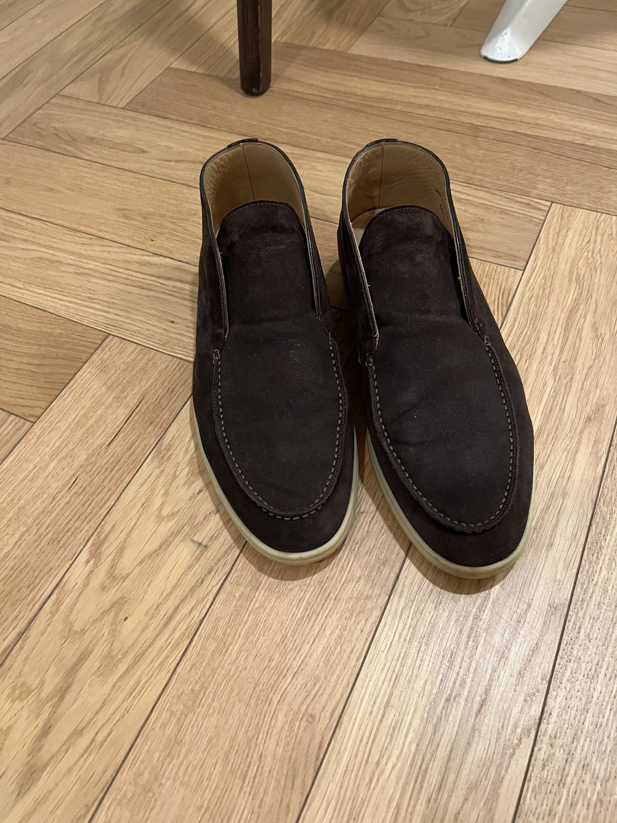 Loro Piana Chocolate Brown Open Walk by Loro Piana Size US 12.5 / EU 45-46 - 2 Thumbnail