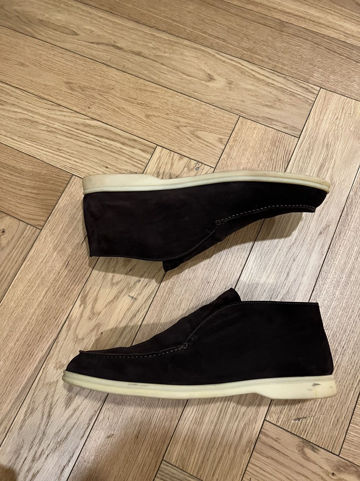 Loro Piana Chocolate Brown Open Walk by Loro Piana Size US 12.5 / EU 45-46 - 11 Thumbnail