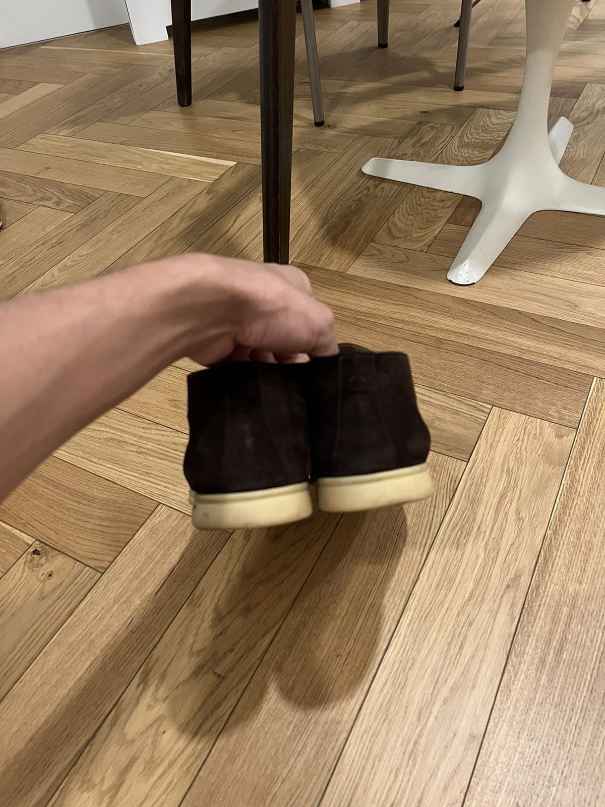 Loro Piana Chocolate Brown Open Walk by Loro Piana Size US 12.5 / EU 45-46 - 8 Thumbnail