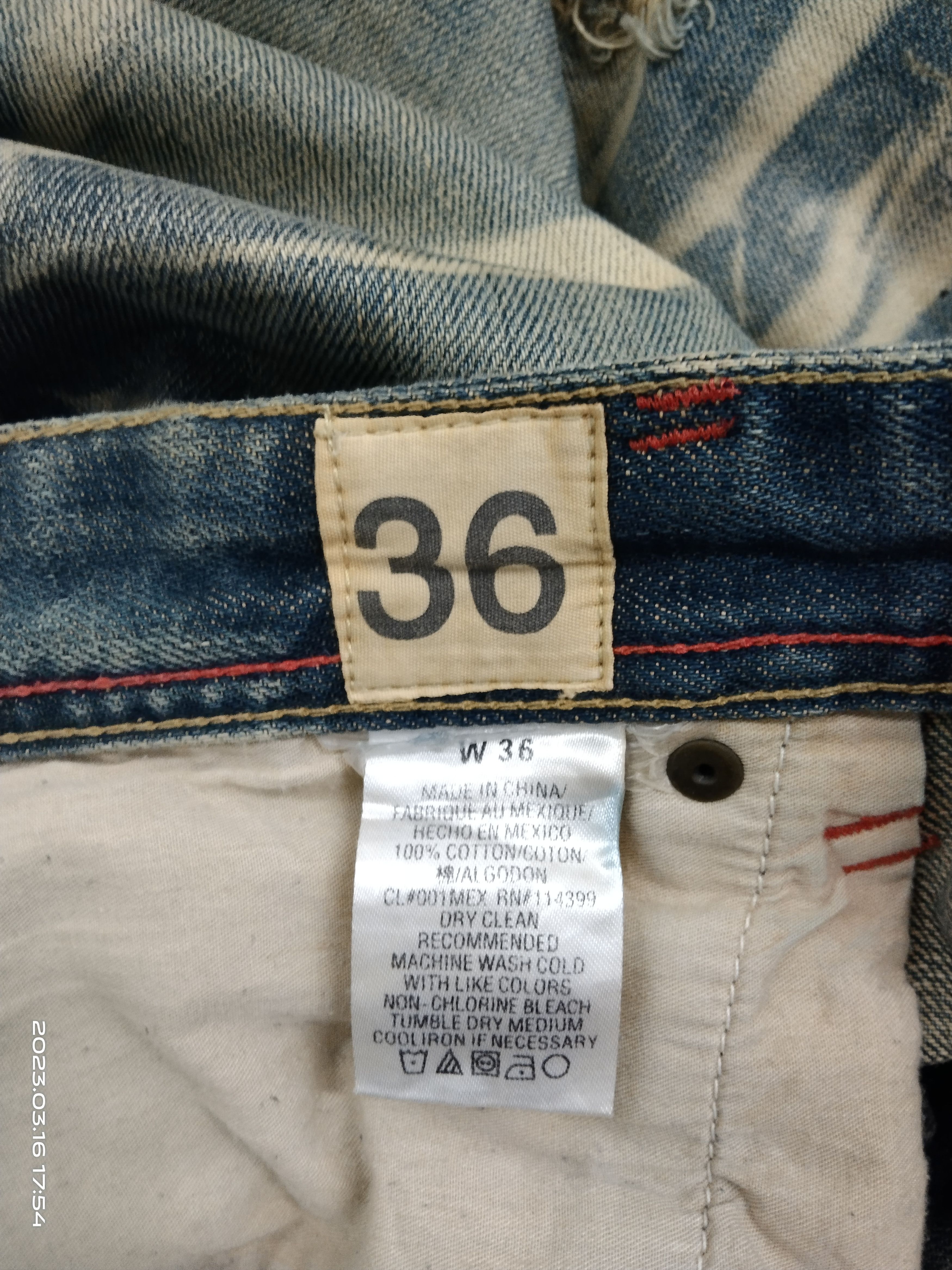 Rusty BAGGY SICK RUSTY TEVERNITI DENIM PANTS Size US 36 / EU 52 - 9 Thumbnail