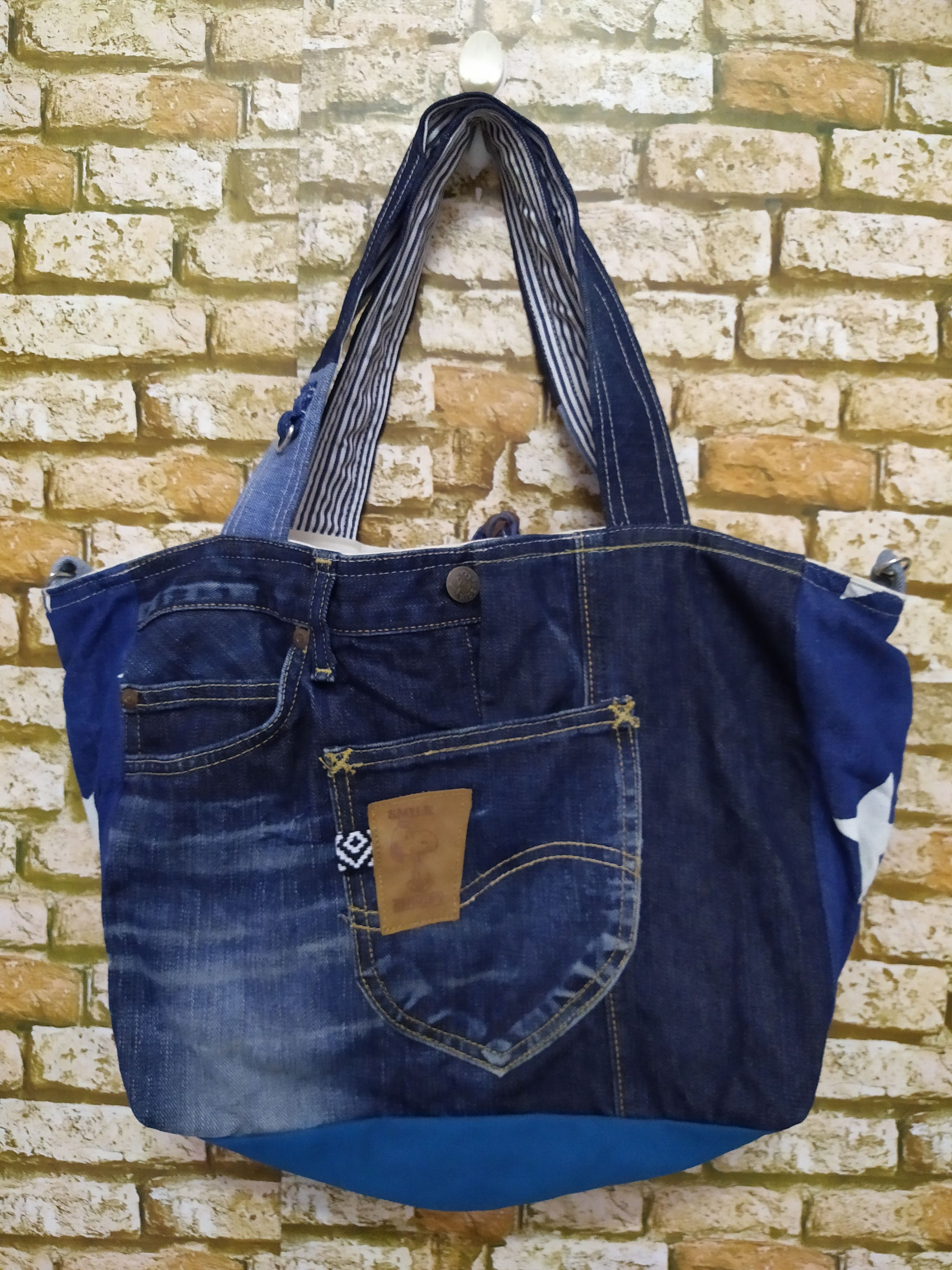 Lee LEE x PEANUTS DENIM TOTE BAG (C74) Size ONE SIZE - 1 Thumbnail