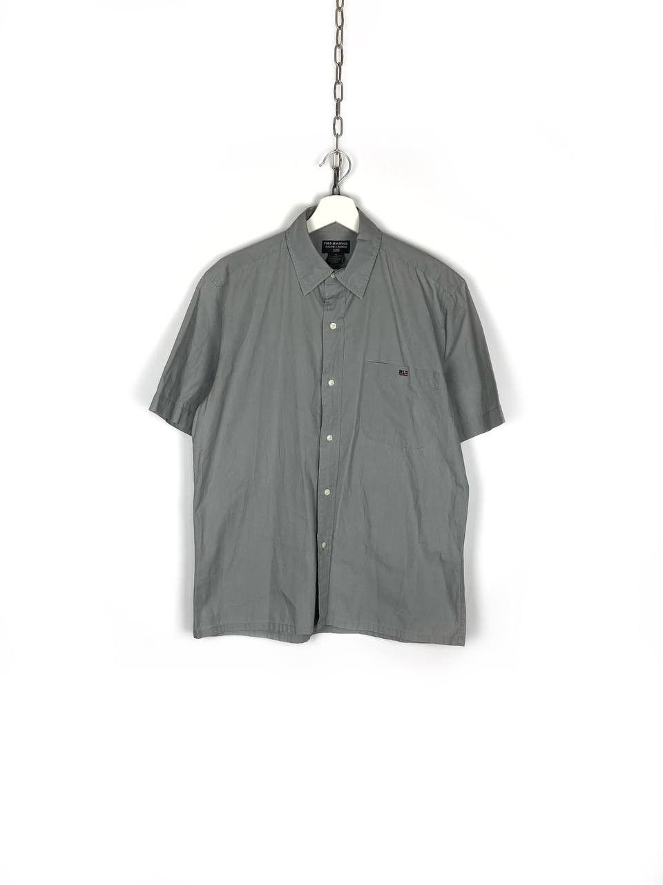 Polo Ralph Lauren POLO JEANS RALPH LAUREN SHIRT BUTTON-UP GRAY VINTAGE SIZE M Size US M / EU 48-50 / 2 - 1 Thumbnail