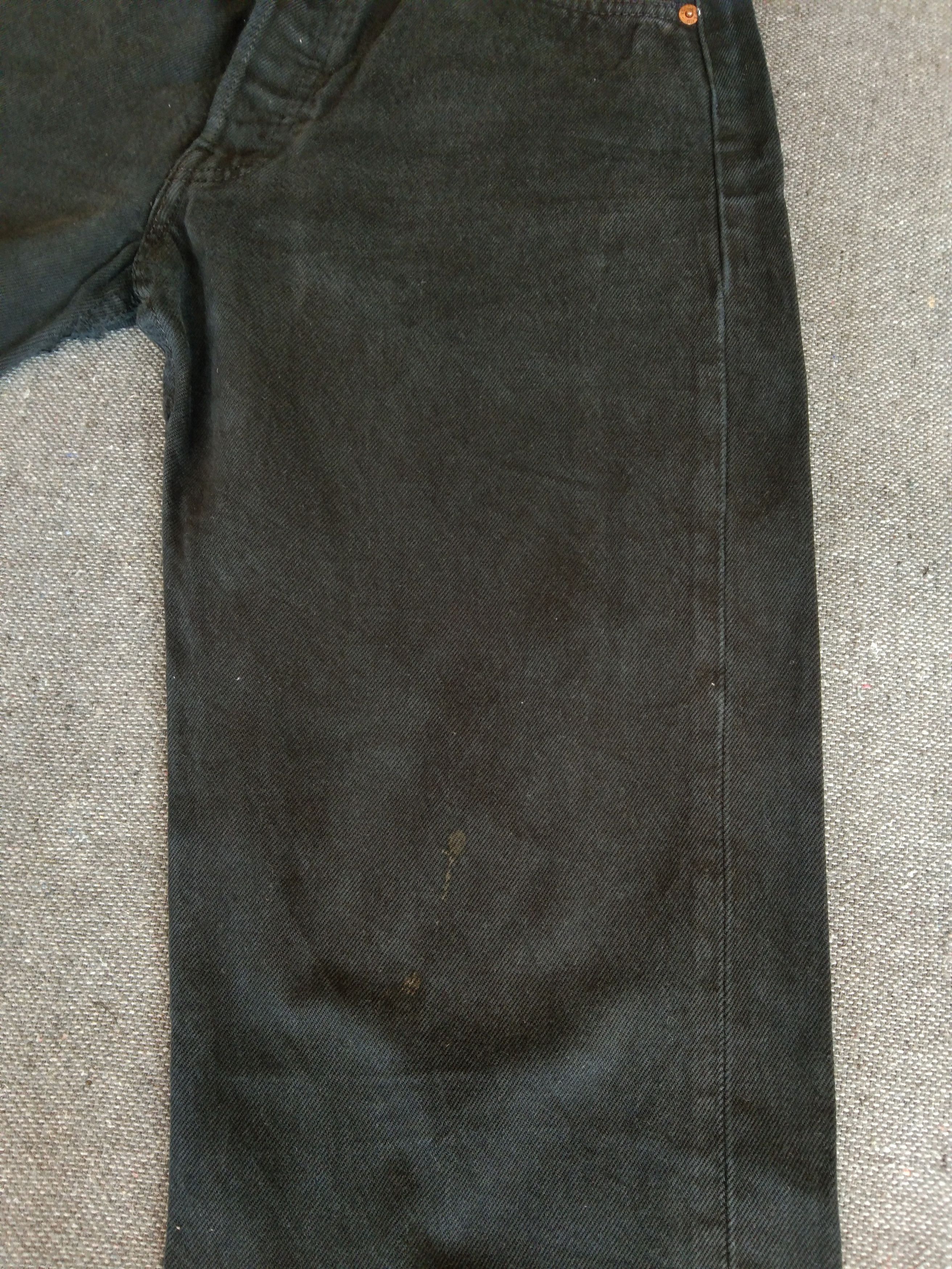 Levi's × Vintage Vintage Levis 501 Black Distressed Jeans 30x34 Size US 30 / EU 46 - 7 Thumbnail