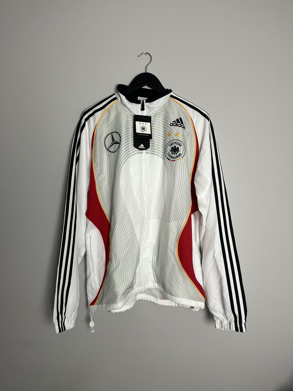 Vintage 🔥 RARE 2005 ADIDAS MERCEDES BENZ DEUTSCHLAND TRACKSUIT Size US L / EU 52-54 / 3 - 2 Thumbnail