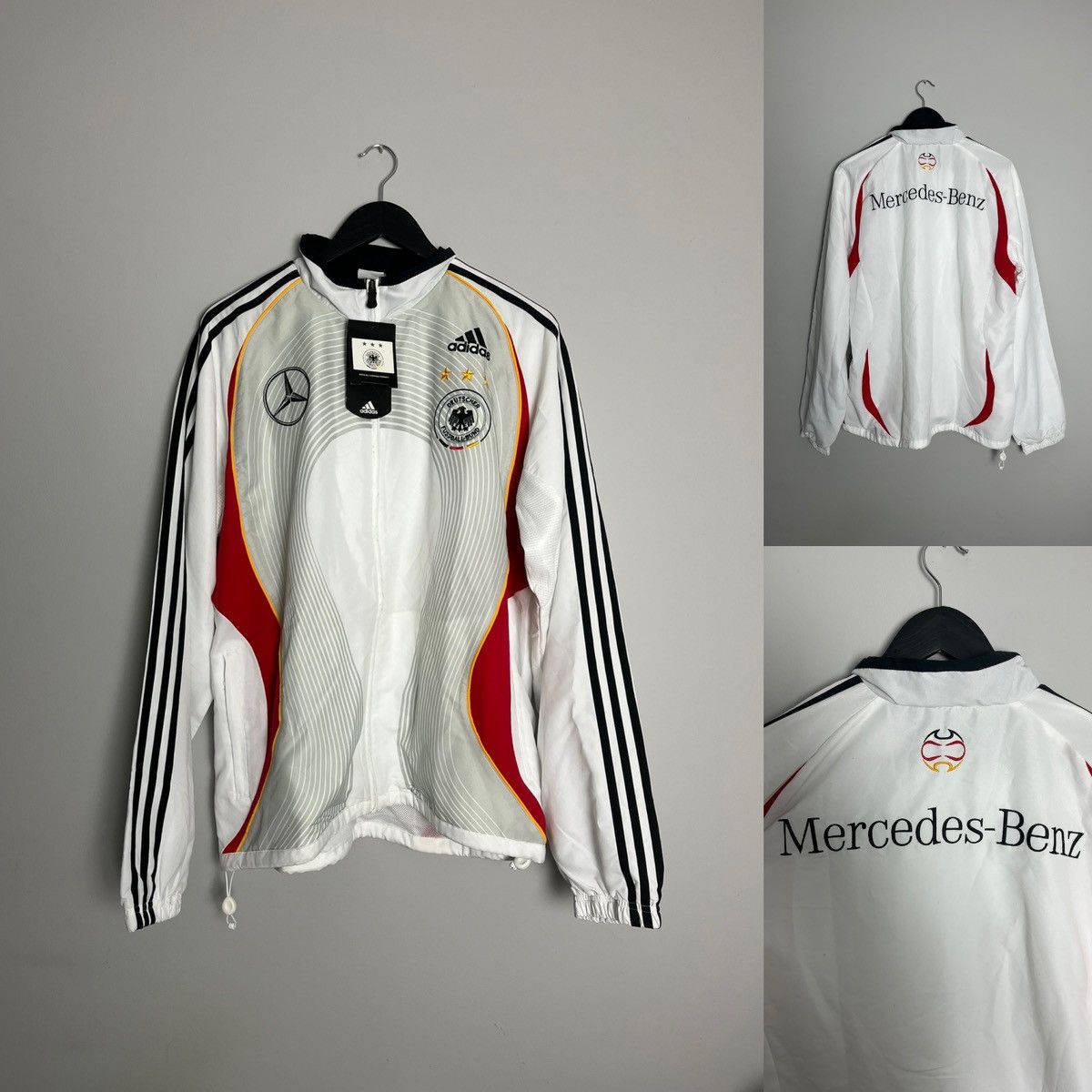 Vintage 🔥 RARE 2005 ADIDAS MERCEDES BENZ DEUTSCHLAND TRACKSUIT Size US L / EU 52-54 / 3 - 1 Thumbnail
