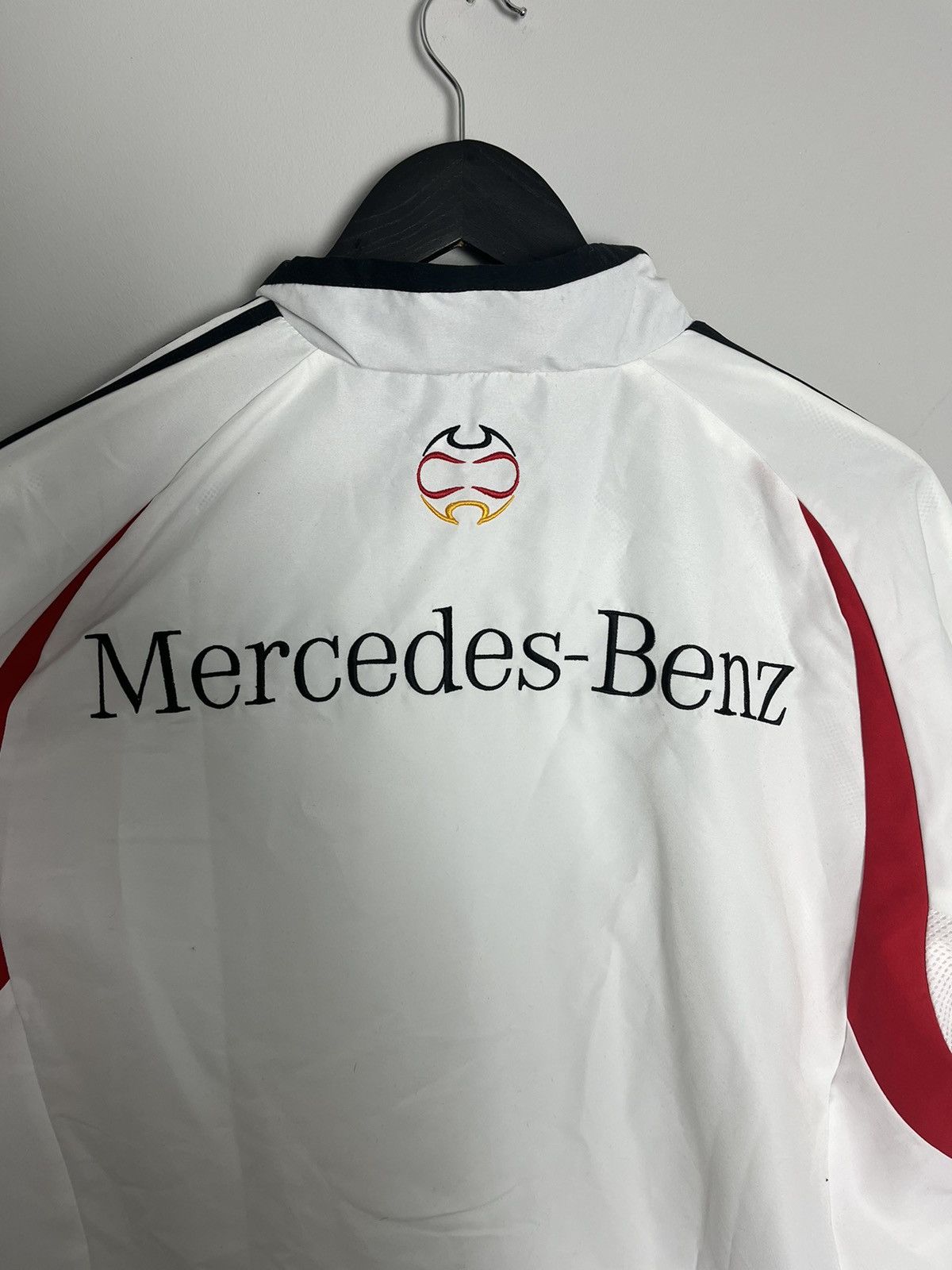 Vintage 🔥 RARE 2005 ADIDAS MERCEDES BENZ DEUTSCHLAND TRACKSUIT Size US L / EU 52-54 / 3 - 8 Thumbnail