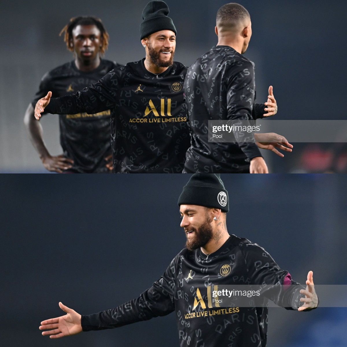 Jordan Brand × Nike 2020 2021 PSG Paris UCL Pre Match Jordan Soccer Jersey Size US L / EU 52-54 / 3 - 2 Thumbnail