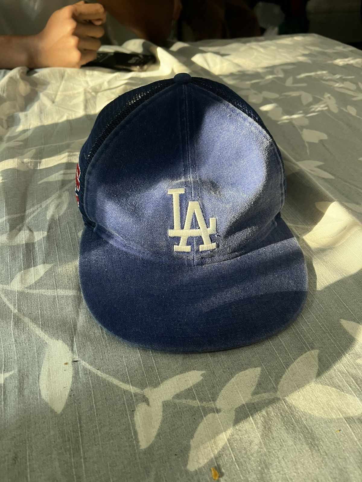 x Eric Emanuel LOS ANGELES DODGERS TRUCKER HAT Blue – Bodega