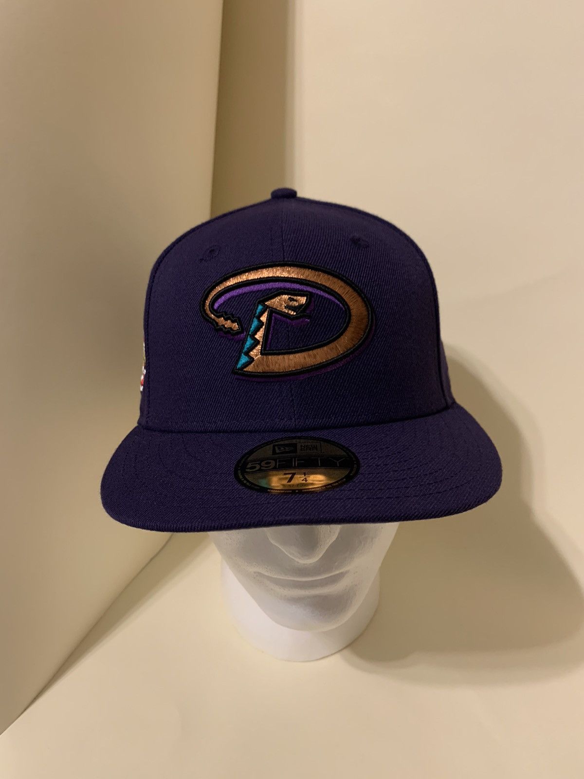 image of Hat Club Purple Arizona Diamondbacks With Side Patch, Men's